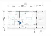 Blockbohlenhaus ANIKA (66 mm) · 139 m² inklusive Terrasse – Bild 6