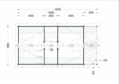 Blockbohlenhaus ANIKA (66 mm) · 139 m² inklusive Terrasse – Bild 7