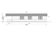 Blockbohlenhaus GOSAU (66 mm), 6x15 m, 90 m² – Bild 11