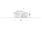 Blockbohlenhaus GOSAU (66 mm), 6x15 m, 90 m² – Bild 8
