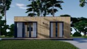 Gartenhaus PREMIUM (66mm + Holzverschalung Isoliert ), 6.5x4.5m, 30m² – Bild 5