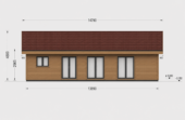 Blockbohlenhaus BERNAU Isoliert, 66 mm + Holzverschalung), 94 m² – Bild 8