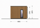 Wohnhaus BERTA 1 (66 mm + Holzverschalung Isoliert), 46 m² – Bild 5