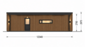 Wohnhaus BERTA 1 (66 mm + Holzverschalung Isoliert), 46 m² – Bild 4