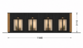 Wohnhaus BERTA 2 (66 mm + Holzverschalung Isoliert), 60 m² – Bild 6
