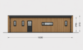 Wohnhaus BERTA 3 (66 mm + Holzverschalung Isoliert), 75 m² – Bild 5