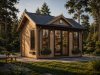 Premium Gartenhaus BRÜSSEL, 4x3m, 12m²