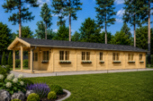 Blockbohlenhaus BIRGIT (44+44 mm) · 6 × 19 m · 114 m² · Extra Isoliert – Bild 6