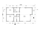 Blockbohlenhaus LUDWIG (Isoliert, 44+44 mm), 6x12m, 72m² – Bild 6