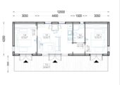 Blockbohlenhaus ADRIAN (44mm + Holzverschalung ), 50m² – Bild 8