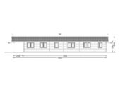 Blockbohlenhaus BIRGIT (44+44 mm) · 6 × 19 m · 114 m² · Extra Isoliert – Bild 8