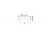 Blockbohlenhaus BIRGIT (44+44 mm) · 6 × 19 m · 114 m² · Extra Isoliert – Bild 9