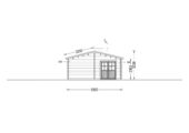 Blockbohlenhaus BOZEN (66mm), 15x6m, 90m² – Bild 11