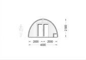 Gartenhaus BRITA 4x10 m, 40 m² 44mm – Bild 7