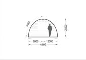 Gartenhaus BRITA 4x10 m, 40 m² 44mm – Bild 5