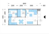 Gartenhaus BRITA 4x8 m, 24 m² 44mm – Bild 6