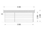 Gartenhaus DORA, 6x4 m, 24 m² – Bild 6