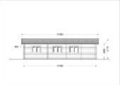 Blockbohlenhaus SEEFELD (44+44 mm) · 105 m² · Extra Isoliert – Bild 10