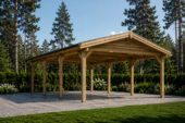 Doppelcarport aus Holz CLASSIC, 6x6 m, 36 m² – Bild 3