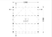 Doppelcarport aus Holz CLASSIC, 6x6 m, 36 m² – Bild 4