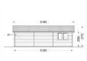 Doppelgarage aus Holz (44mm), 6x8 m, 48m² – Bild 8