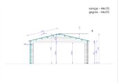 Doppelgarage aus Holz TWIN (44mm) 6x6m, 36m² – Bild 10