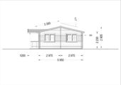 Blockbohlenhaus DORIS (Extra Isoliert, 44+44 mm) · 63 m² mit Terrasse – Bild 9