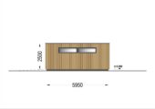 Dreifachgarage mit Flachdach (34mm + Holzverschalung), 9x6m, 54m² – Bild 9