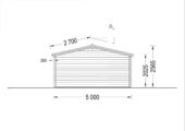 Gartenhaus Donau, 5x4m, 20m² – Bild 6