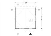 Gartenhaus DONAU, 5x5 m, 25 m² – Bild 5