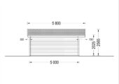 Gartenhaus DONAU, 5x5 m, 25 m² – Bild 9