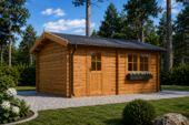 Einzelgarage aus Holz (44 mm), 3.2x5.2m, 16 m² – Bild 5