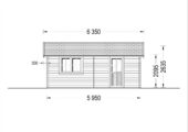 Einzelgarage aus Holz (44mm), 5x6m, 30m² – Bild 10