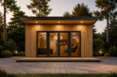 Gartenhaus EMIL (34 mm + Holzverschalung, Isoliert), 5×5 m – 25 m² – Bild 5