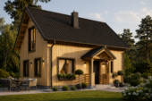 Wohnhaus ERNI (66mm + Holzverschalung, Isoliert) 70 m² – Bild 3
