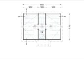 Blockbohlenhaus ERNI (66 mm) 70 m² – Bild 7