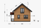 Wohnhaus ERNI (66mm + Holzverschalung, Isoliert) 70 m² – Bild 7