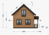 Wohnhaus ERNI (66mm + Holzverschalung, Isoliert) 70 m² – Bild 8
