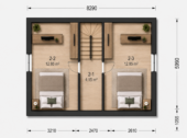 Wohnhaus ERNI (66mm + Holzverschalung, Isoliert) 70 m² – Bild 5