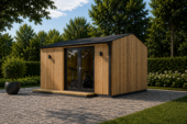 Gartenhaus ELSA (34 mm + Holzverschalung), 4x3m, 12m² – Bild 2