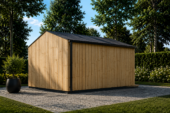 Gartenhaus ELSA (34 mm + Holzverschalung), 4x3m, 12m² – Bild 5