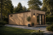 Gartenhaus PREMIUM (34mm + Holzverschalung), 7.5x4m, 30m² – Bild 3