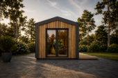 Gartenhaus ERMONES (34mm + Holzverschalung), 4x3m, 12m² – Bild 3