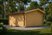 Gartenhaus IRIS (44+44 mm Isoliert) · 26 m² – Bild 2