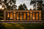 Holzhaus TOBI 47 m² Isoliert | Modernes Ferienhaus – Bild 5