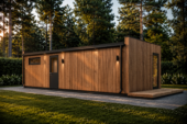 Holzhaus TOBI 47 m² Isoliert | Modernes Ferienhaus – Bild 4