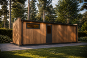 Holzhaus TOBI 47 m² Isoliert | Modernes Ferienhaus – Bild 3
