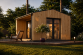 Gartenhaus TAURUS (34mm + Holzverschalung ), 4x4m, 16m² – Bild 5