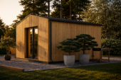 Gartenhaus TAURUS (34mm + Holzverschalung ), 4x4m, 16m² – Bild 4
