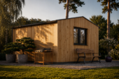 Gartenhaus TAURUS (34mm + Holzverschalung ), 4x4m, 16m² – Bild 3